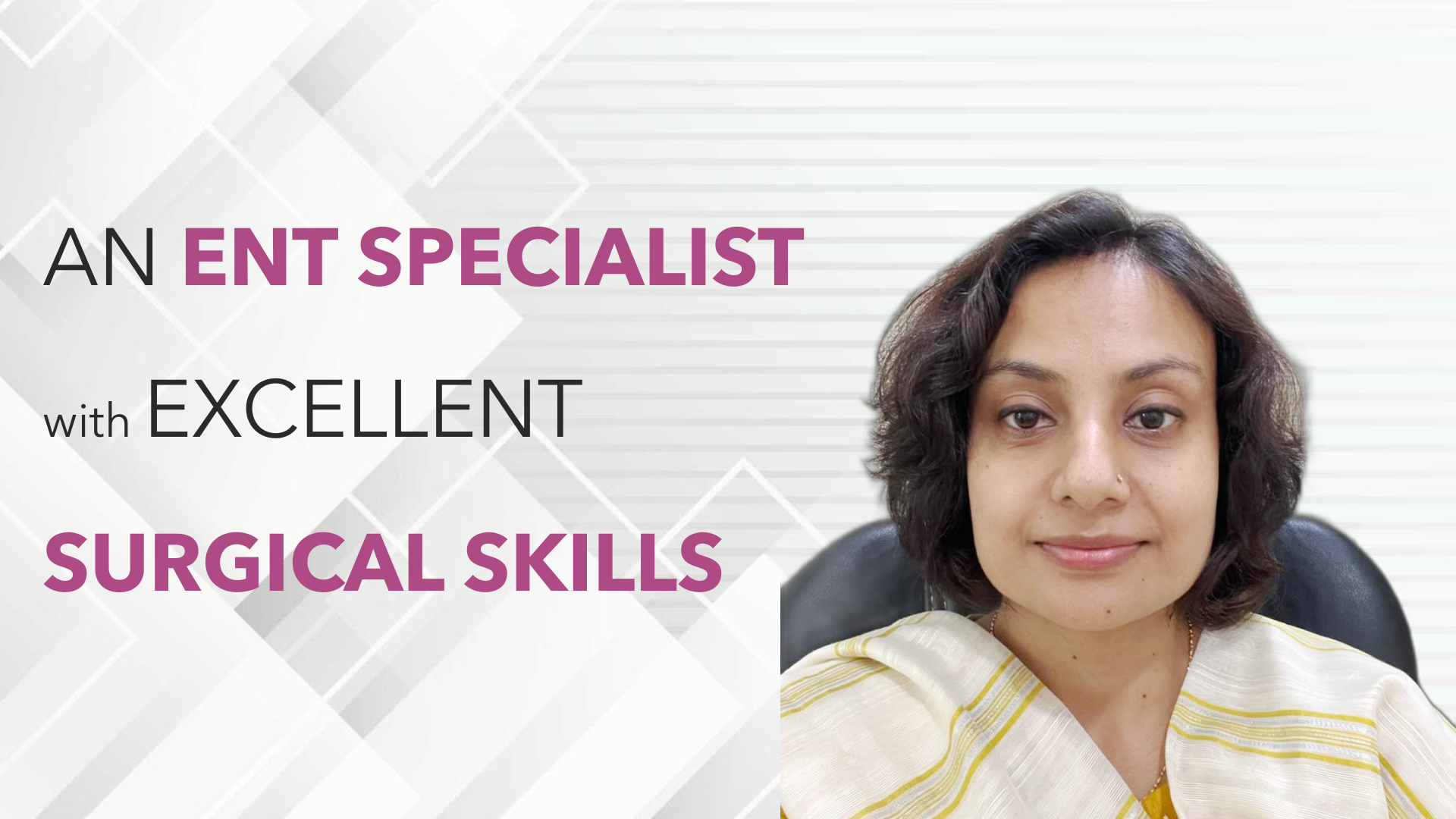 Dr Priyanjana Acharyya Sharma | Best ENT Doctor in Gurgaon, India | Best ENT Specialist in Gurgaon India | Best ENT Surgeon in Gurgaon India | Best ENT SSpecialist at Gurgaon ENT Centre